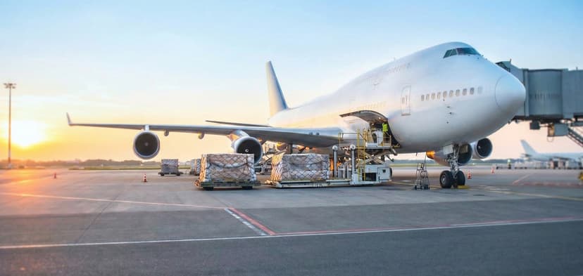 DOT HAZMAT Air Training (IATA DGR Aligned) - cargo aircraft and palletized freight on an airport apron